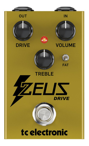 Tc Electronic Zeus Drive Overdrive Pedal Para Guitarra