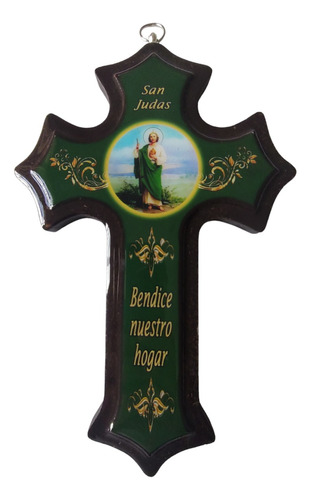 Cruz De Madera - Cristo Guadalupe Medalla Milagrosa Benito