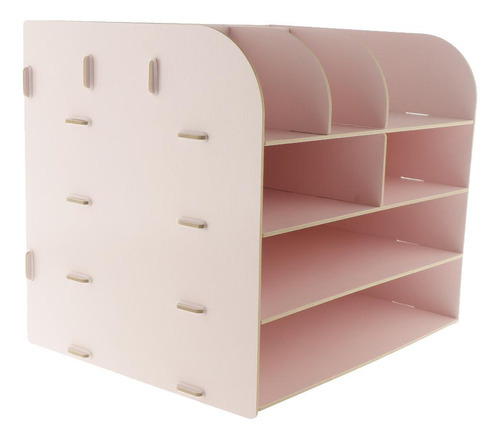 Soporte Para Caja De Almacenamiento De Artículos Rosado