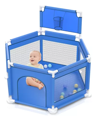 Corral Para Bebé Plegable Little Monkey Área De Juegos