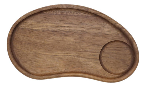 Bandeja De Madera Para Presentación Culinaria Forma De