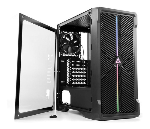 Gabinete Gamer Antec Mid-tower Led Frontal Usb 3.0 Nx420 Color Negro