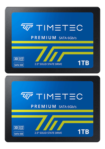 Timetec 1tbx2 (paquete De 2) Ssd 3d Nand Tlc Sata Iii 6gb/s