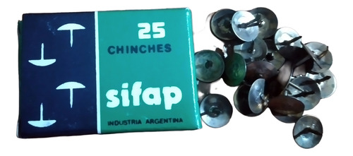 Chinche Sifap Doradas 1 Punta X 25 U; Pack X 10 Dorado
