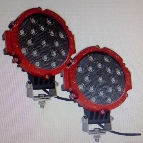 Foco Luz Led Neblinero 17 Led 51w Offroad 4x4 - Generico