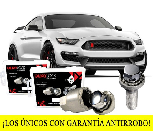 Imagen 1 de 8 de Birlos Seguridad Galaxylock Mustang V8 Ta 2018 Envió Gratis