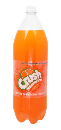 8 Pack Refresco Mandarina Crush 2 L