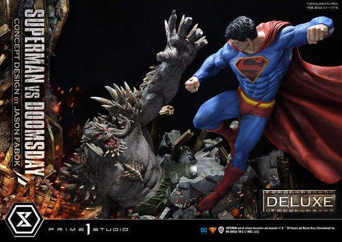 Estatua Prime 1 Studio Dc: Superman Vs Doomsday