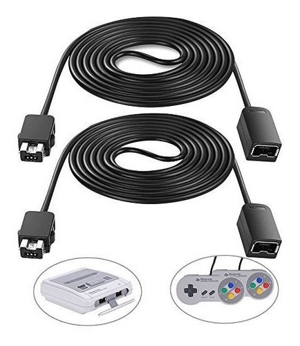 Snes Classic Controller Cable De Extension 3m / 10 Pies (2-p