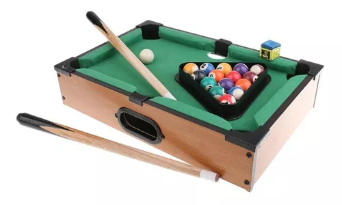 Mini Mesa De Sinuca Bilhar Snooker Portátil Jogo Brinquedo em