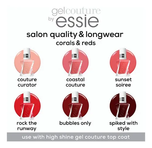 Capa Superior Essie Gel Couture Con Acabado De Grado Platino