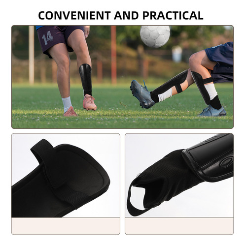 1 Par De Protectores Ligeros Para Pantorrillas De Fútbol Par