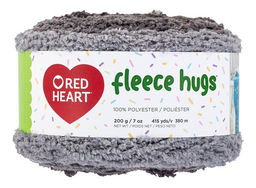 Estambre Suave Multicolor Fleece Hugs Red Heart Coats Color Cloudy Day 07018