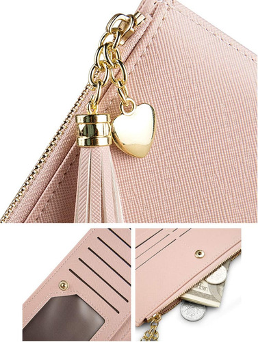 Womens Wallet Cute Elegant Long Slim Card Holder Case Min...