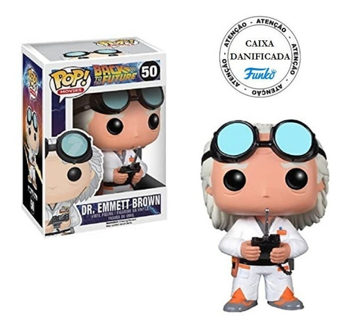 Boneco Pop Funko De Volta Para O Futuro Doc Dr Emmett Brown