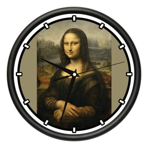 Reloj De Pared Mona Lisa | Movimiento De Cuarzo De Precisión