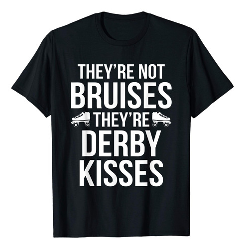 Camiseta Roller Derby Player Bruises Skating Team, Negro, S