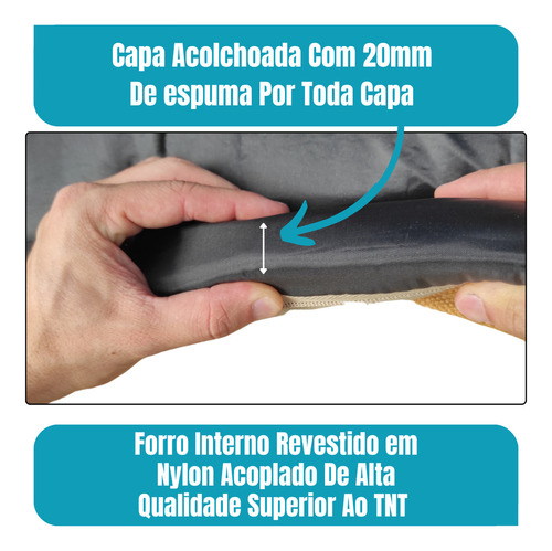 Capa Bag Mochila P/ Cavaquinho Super Luxo Acolchoada Mochila