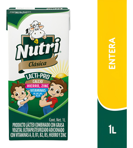 Producto Lácteo Combinado Nutri Leche Entera 1 Litro