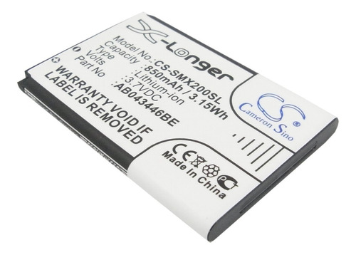 Bateria Para Samsung X156 Sgh-1167 A157 A237 A701 B100 B130