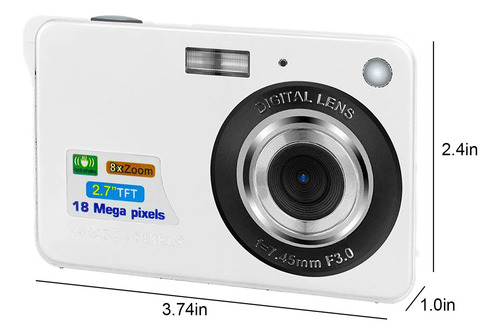 Cámara Digital 4k De Alta Definición De 48 Megapíxeles, 2.7