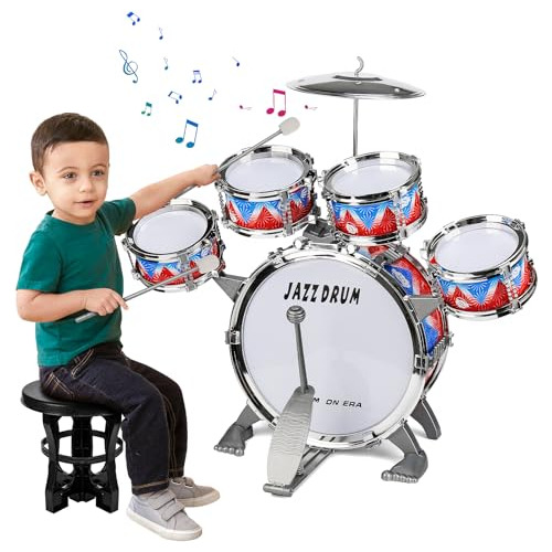 Set De Tambores Niños, Kit De Jazz Niños Pequeños 5 ...