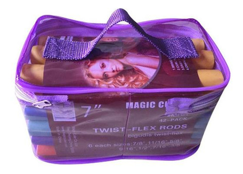 . Set De 42 Unidades Flexi Rizadores De Cabello Sin Calor
