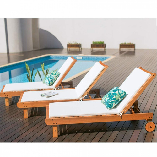 Conjunto 3 Espreguiçadeiras Ipanema Mestra Móveis Hb