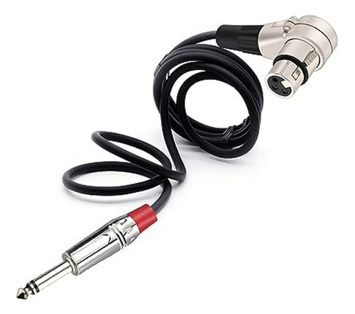 Conector Xlr En Ángulo Recto Para Micrófonos.