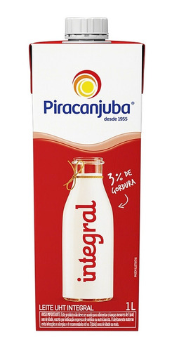 Leite Longa Vida Integral Abre Fácil Piracanjuba 1l
