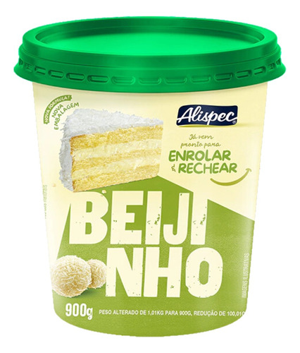 Beijinho Pronto Pote 900g Alispec