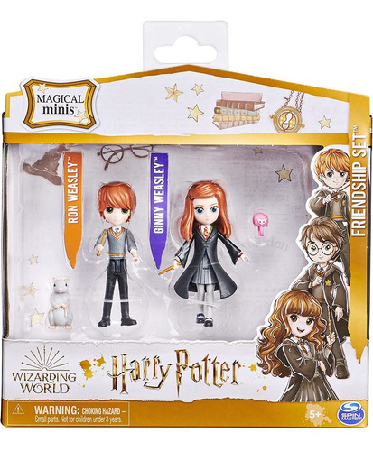 Harry Potter - Friendship Set - Playset Con Ron Y Ginny