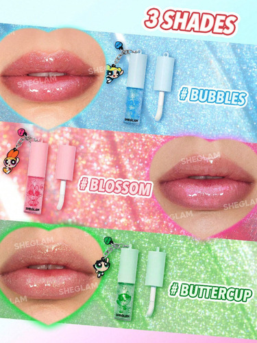 Sheglam Gloss Labial Glitter As Meninas Superpoderosas