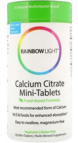 Rainbow Light - Citrate Calcium Mini-tabs - Suplemento De C