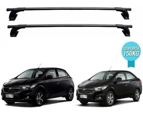 Imagen 10 de 10 de 2 Porta Bicicleta Auto Techo + Portaequipaje Para Onix Joy Ls Ltz