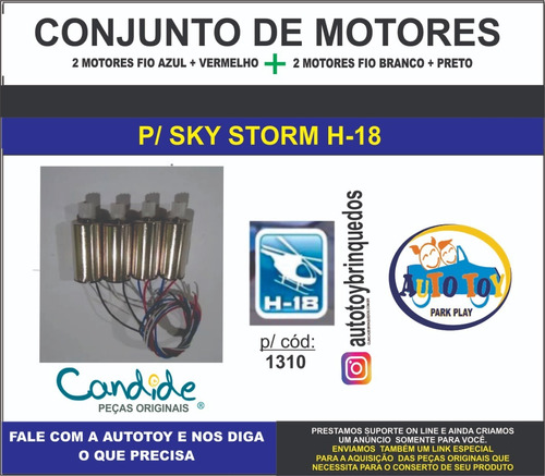 Sky Storm 1310- H-18-  - Conjunto Dos 4 Motores