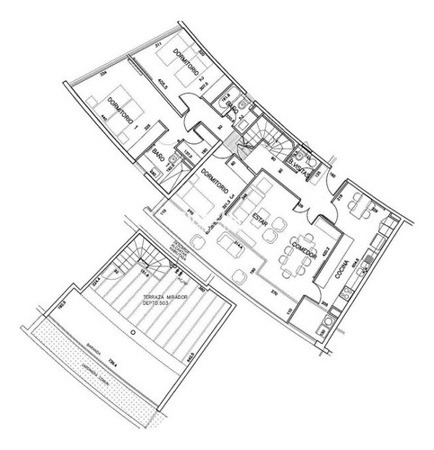 Penthouse Dúplex 3d/3b + 2e/1e - Camino A Farellones 14.400