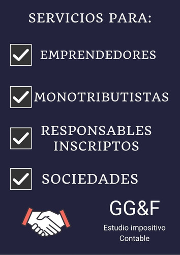 Imagen 2 de 3 de Contador Público Monotributo - Responsable Inscripto