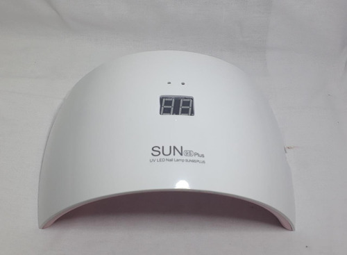Cabina Led Sun S9 Plus 36w Uñas Esculpida Gelificada Digital Color Blanco