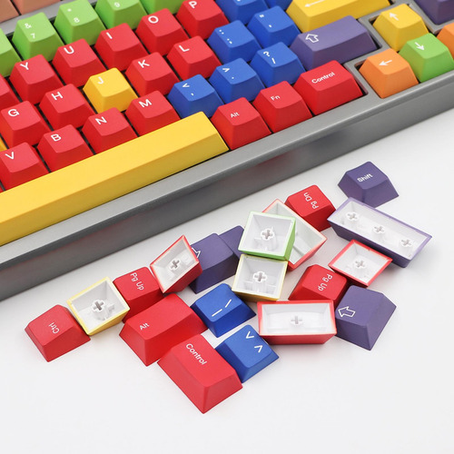 131 Teclas Pbt Keycaps Espacio 6.25u Key Caps Para Rk836