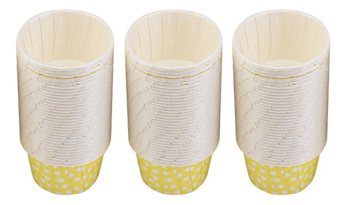 Vasos Redondos Para Hornear Tartas, 100 Unidades, Miniforros