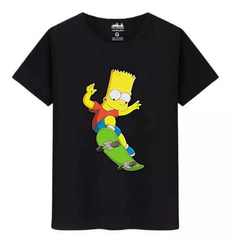 Camiseta Premium Bart Simpson Derretendo TSM Algodão 30.1