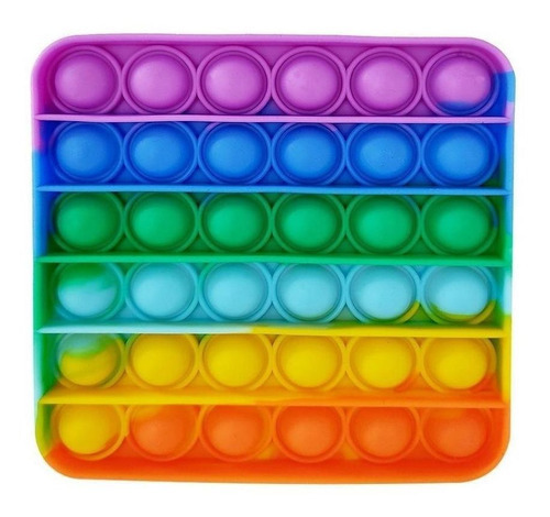 Pop It Fidget Toys Juguete Antiestrés Sensorial Quadrado