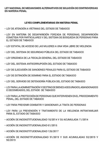 Legislación Penal De Tabasco 2023, Incluye Código Penal Para El Estado De Tabasco Código Nacional De Procedimientos Penales Guía Práctica De Términos, Plazos Y Apercibimientos Del Código Nac. Pnles