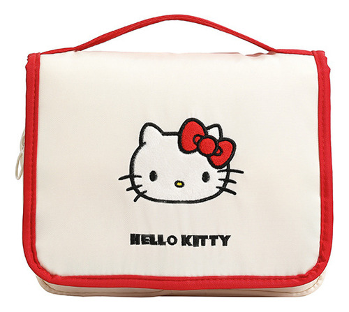 Elegante Bolsa De Maquillaje De Viaje Impermeable Con Gancho