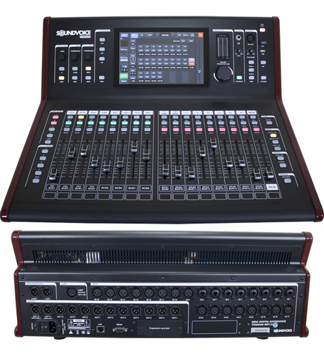 Mesa De Som Digital Soundvoice Mdt 24 Tela Touchscreen 127/220V