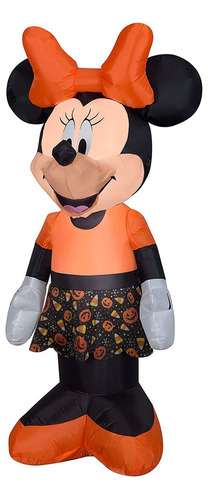 Minnie En Vestido De Halloween Inflable De 5 Pies Por G...