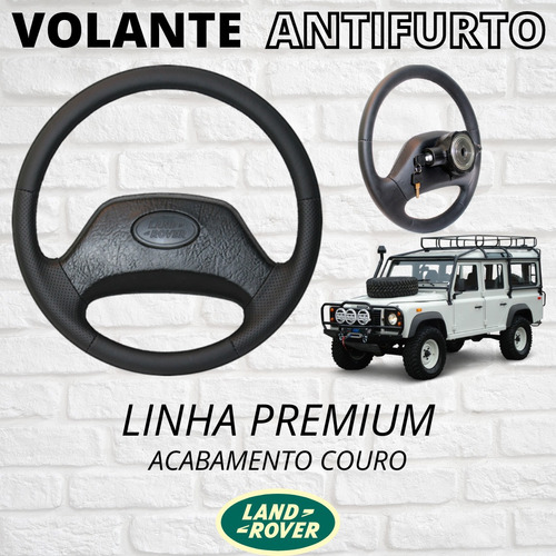 Volante Antifurto Land Rover Defender - Couro  Linha Premium