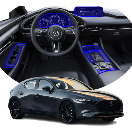 ` Protector Interior Kit Ppf Para Mazda 3 Automatico 2025
