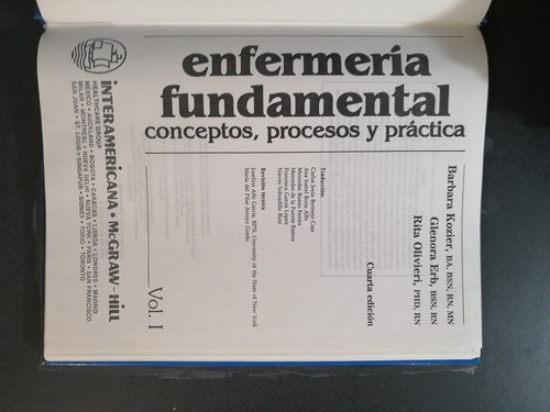 Enfermería Fundamental Kozier 6 Tomos